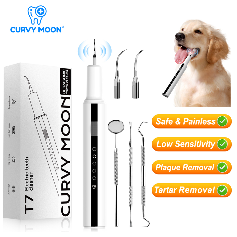 Teeth Whitening Mouthwash - CURVY MOON Ultrasonik Diş Temizleyici Pet