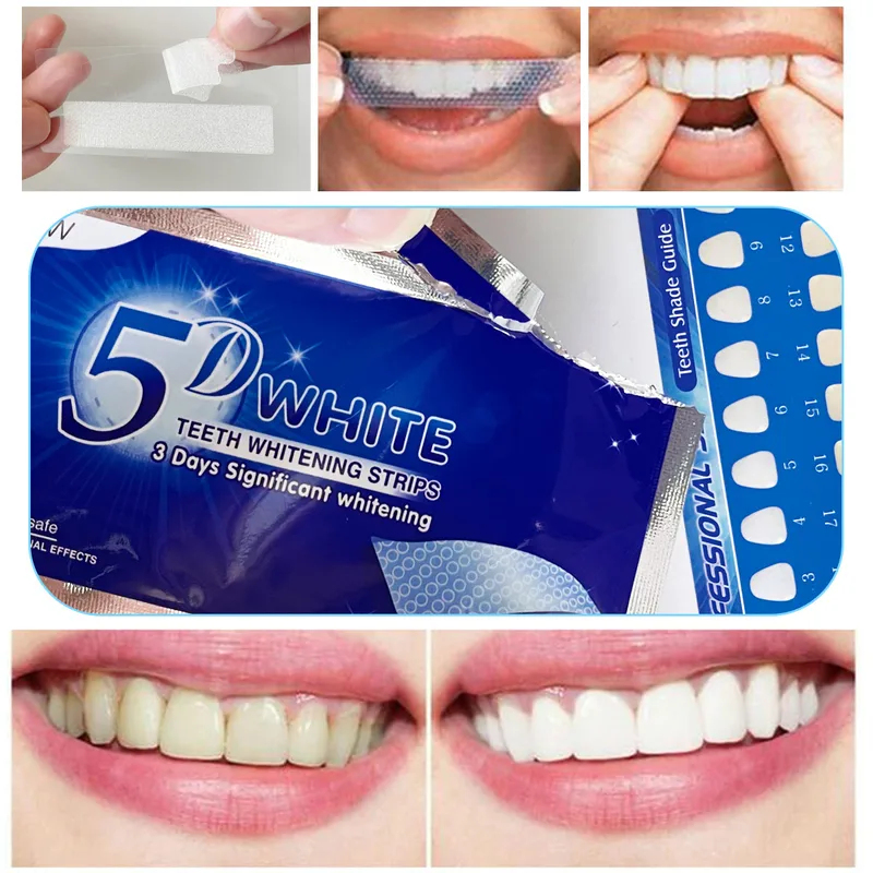 Teeth Whitening Near Me - 1-12 adet 5D Beyazlatma Diş Çıkartmaları