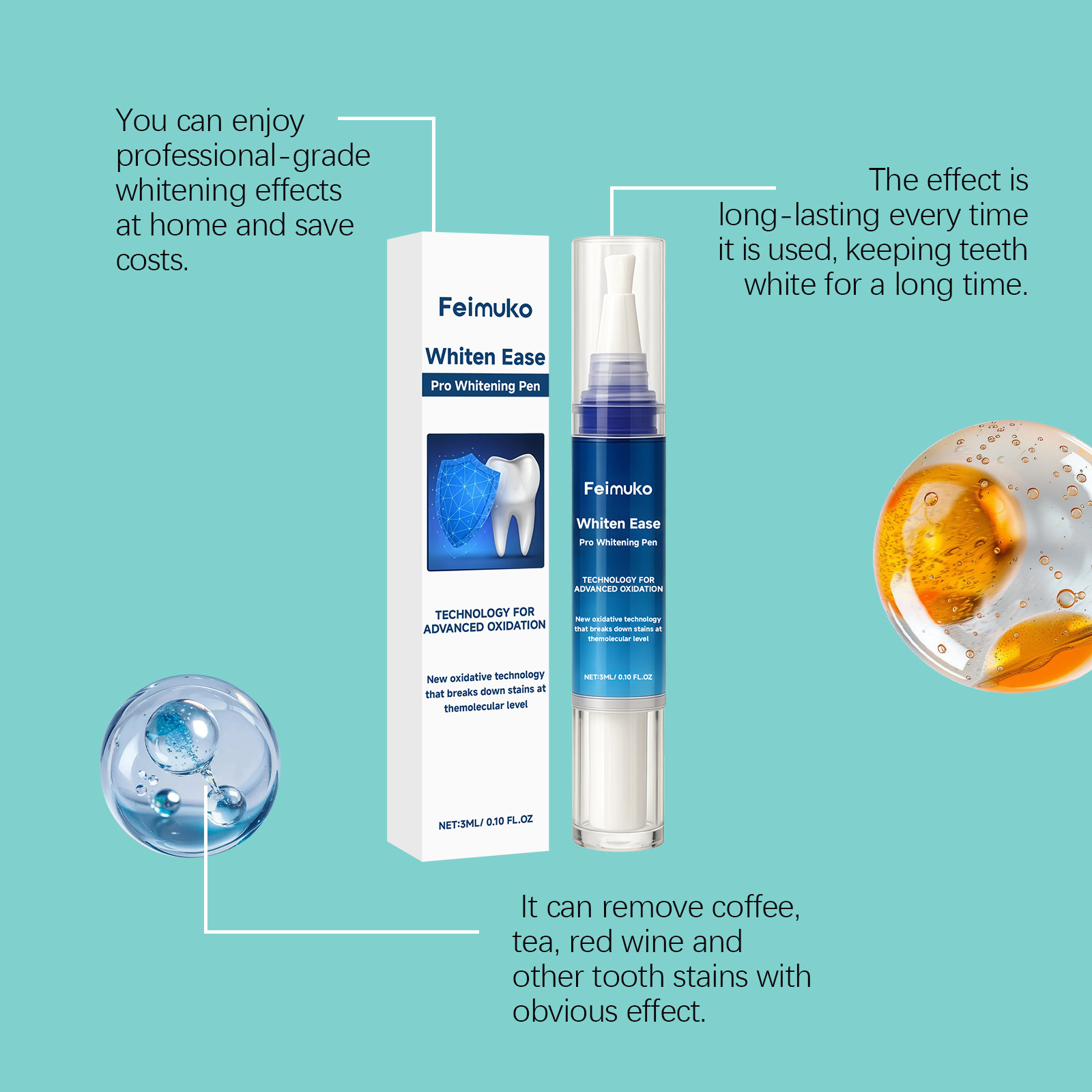 Feimuko 3mL Pro Beyazlatıcı Ka - Teeth Whitening Pens incelemesi ve fiyatı